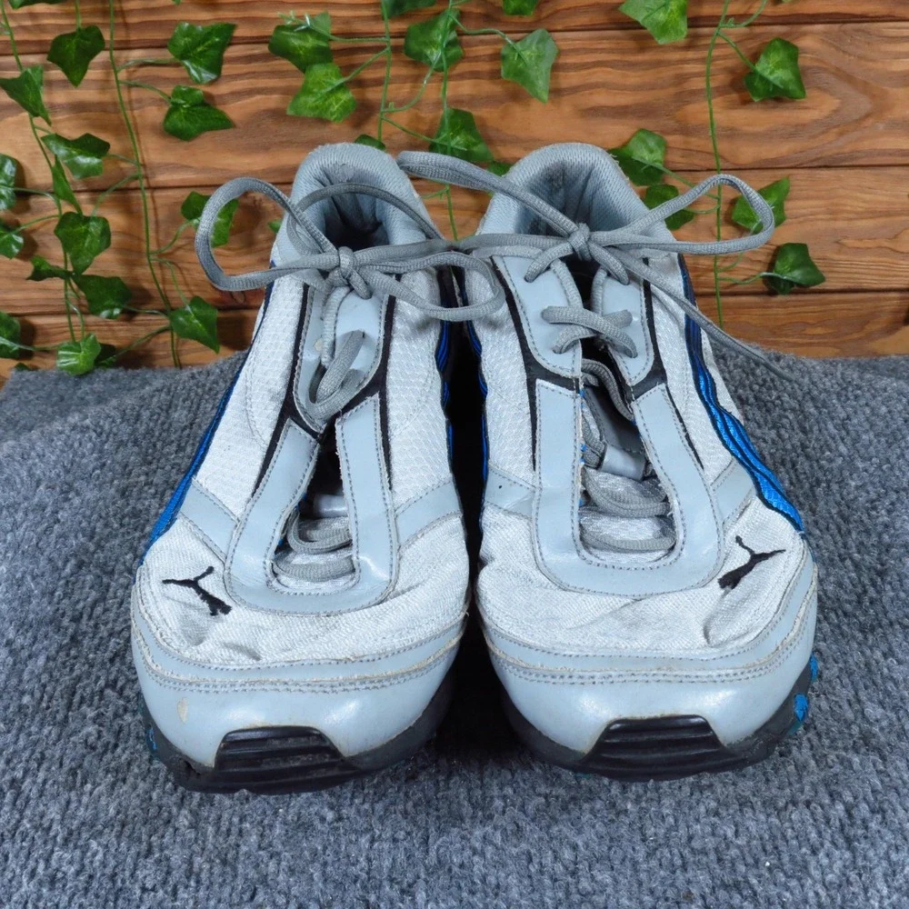 Puma Tazon II Men Athletic Shoes‎ Size 12 Training Sneakers Gray Blue Fabric
